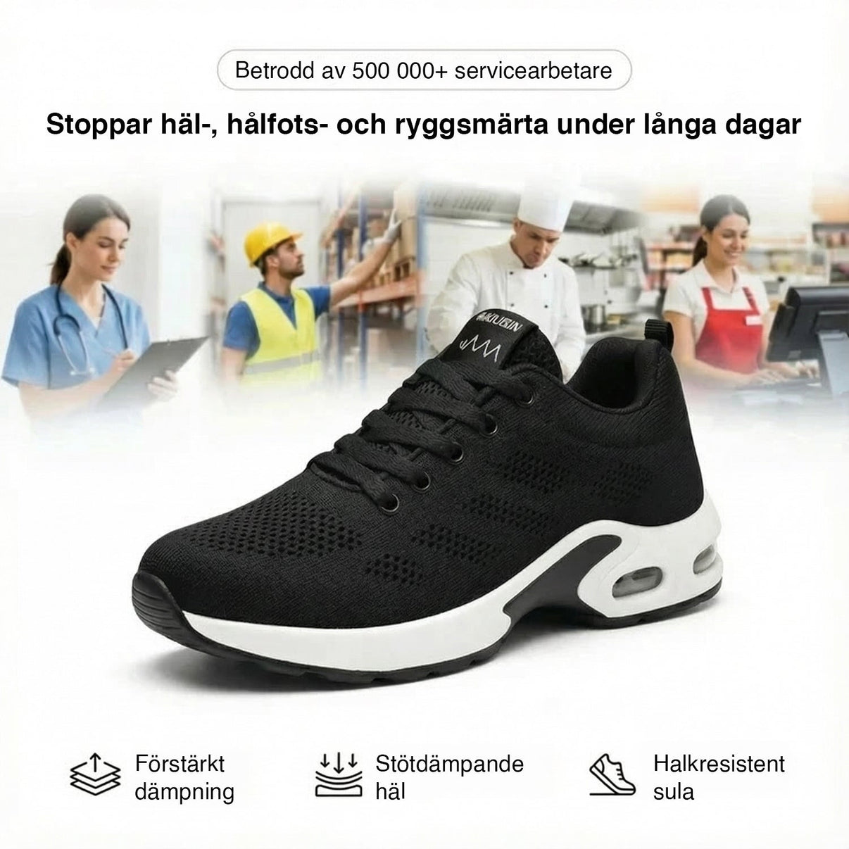 alt
Gymfit AllDay Comfort Pro Sko - Gymfit