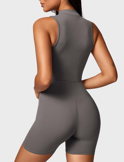 alt
Gymfit Belle ermeløs jumpsuit med glidelås - Gymfit