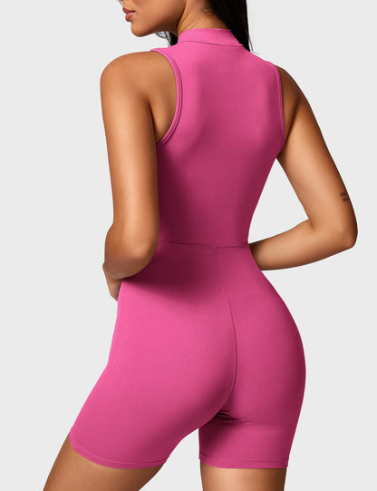 alt
Gymfit Belle ermeløs jumpsuit med glidelås - Gymfit