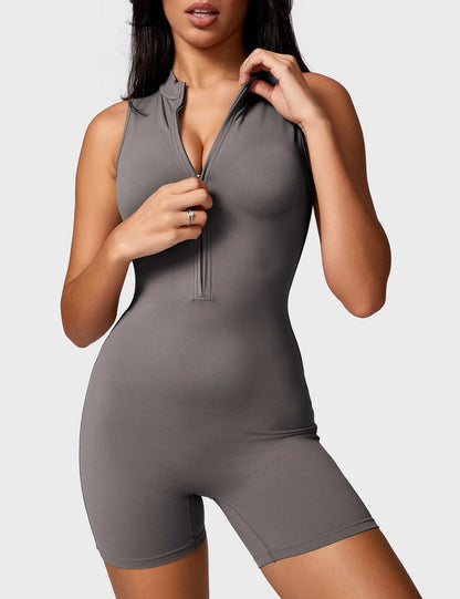 Gymfit Belle Ermeløs Jumpsuit med glidelås - Gymfit