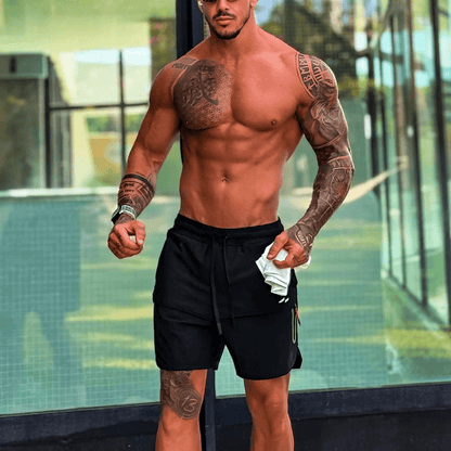Gymfit shorts med cargolommer - Gymfit