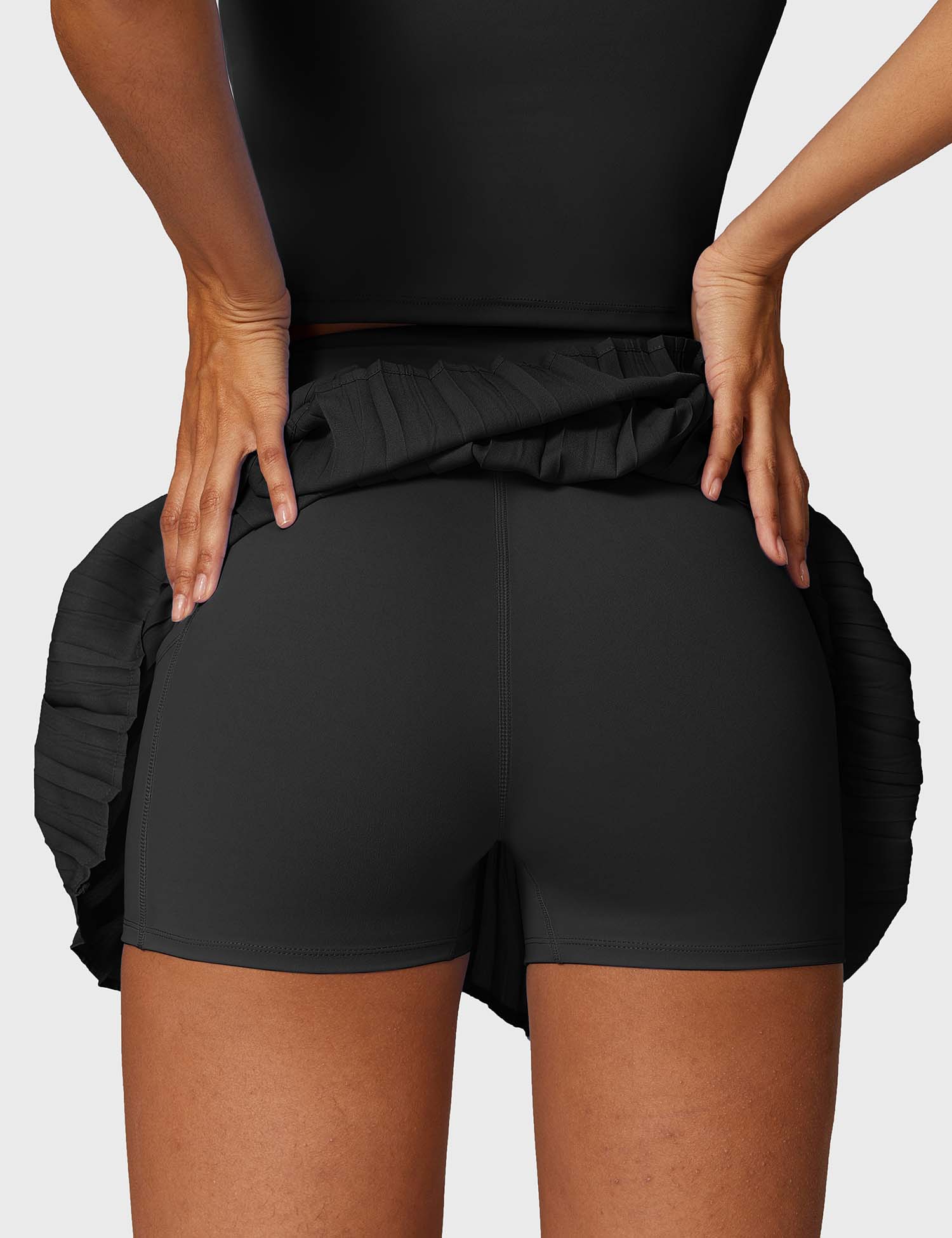Gymfit crop top- og tennisskjørtsett - Gymfit