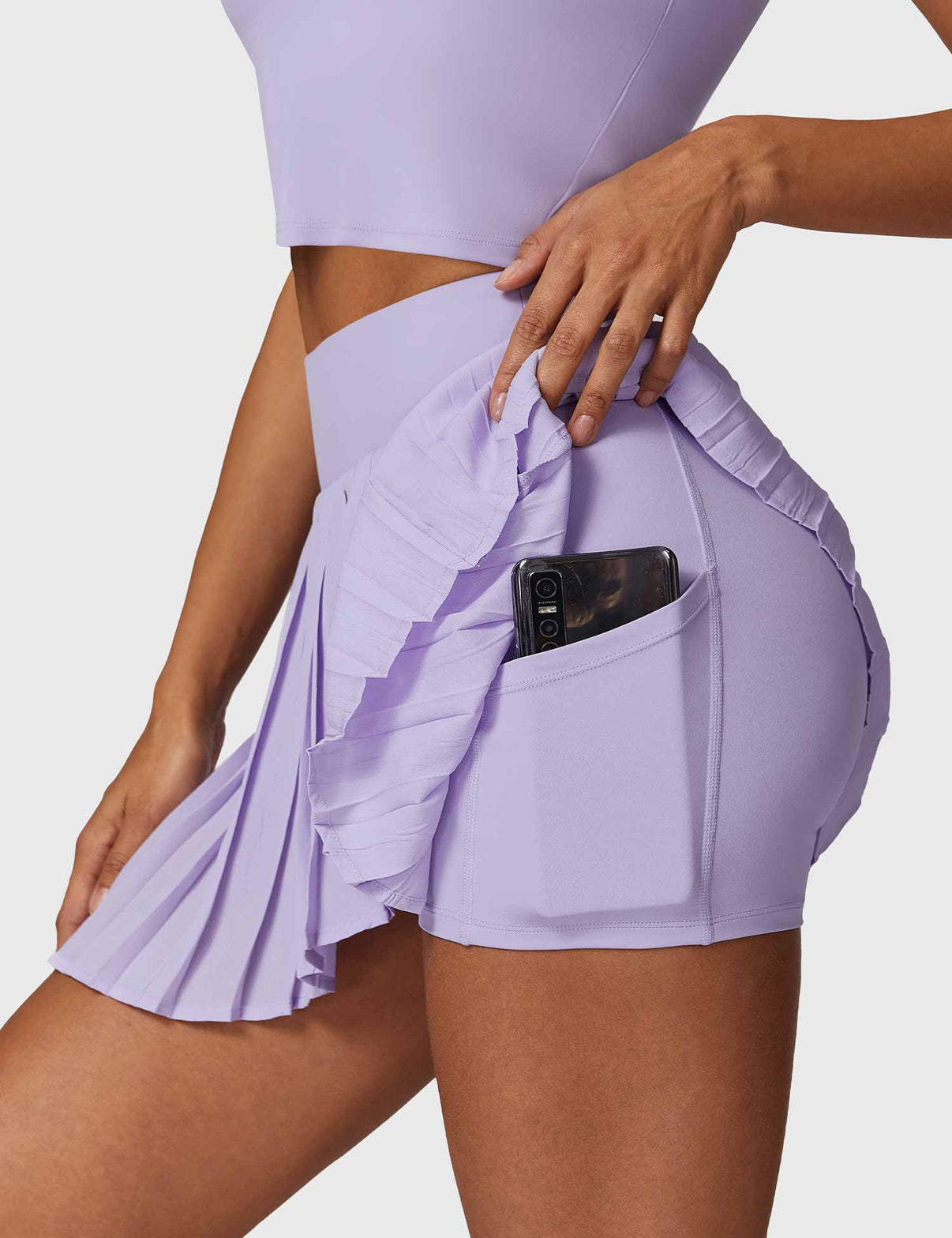 Gymfit crop top- og tennisskjørtsett - Gymfit