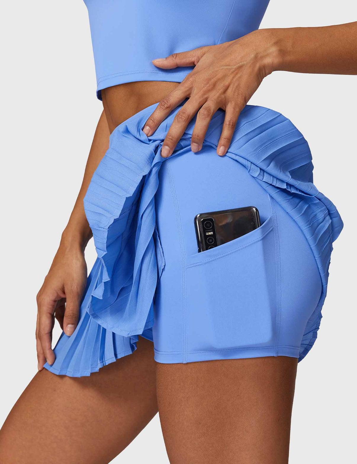 Gymfit crop top og tennis skjørtsett - Gymfit