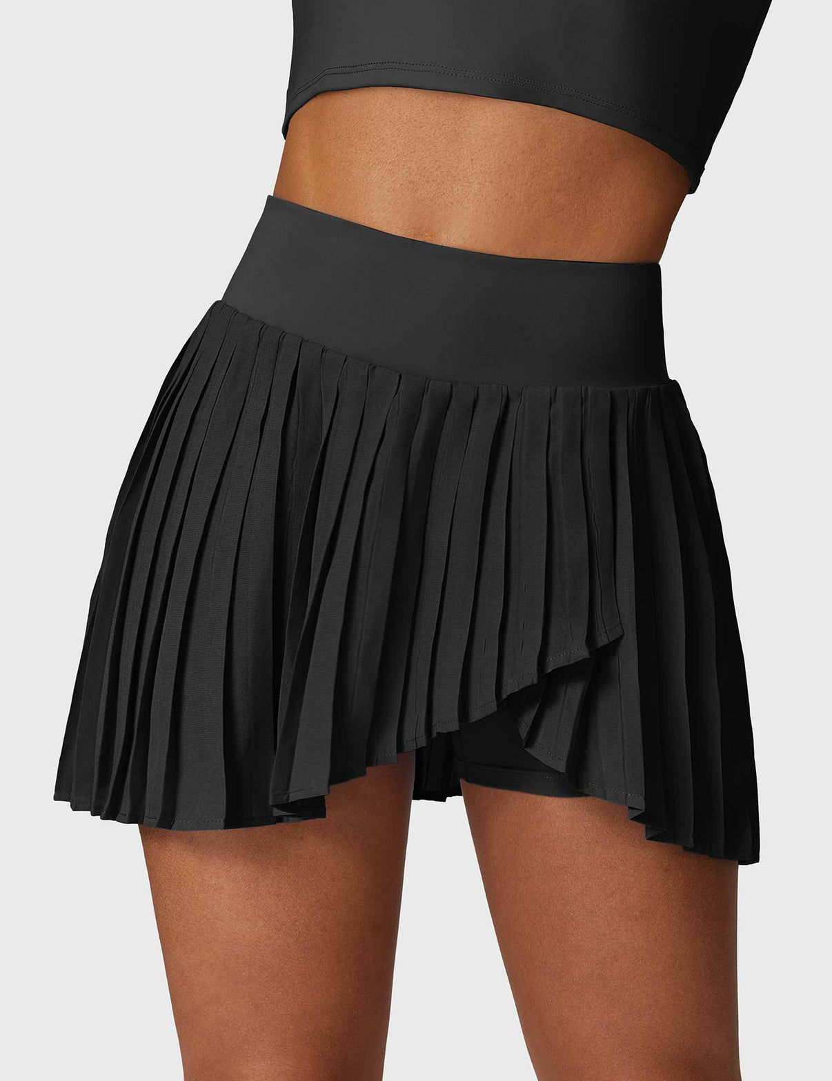 Gymfit crop top- og tennisskjørtsett - Gymfit