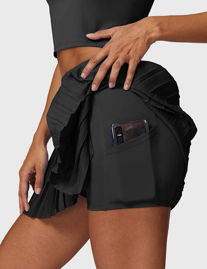 Gymfit crop top- og tennisskjørtsett - Gymfit
