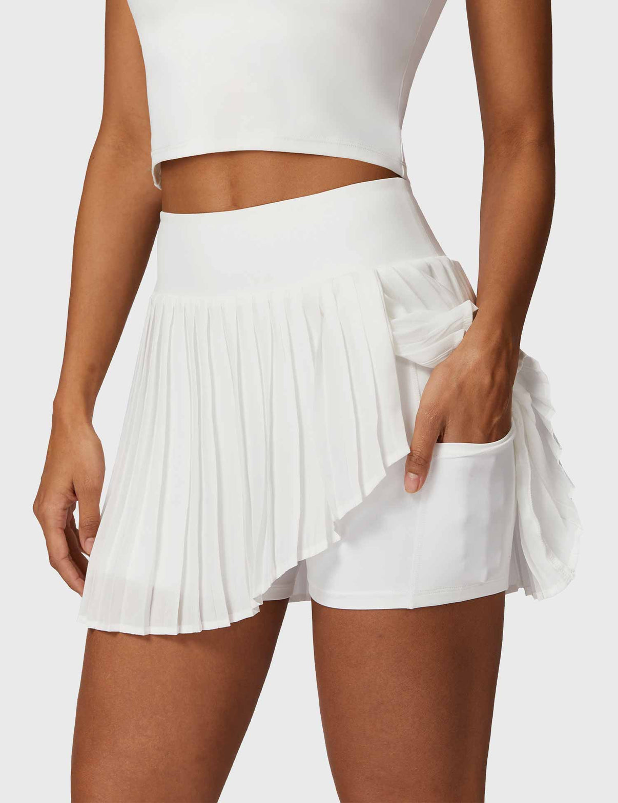 Gymfit crop top- og tennisskjørtsett - Gymfit