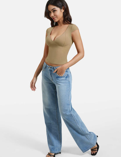 Gymfit Diva topp med V-hals - Gymfit