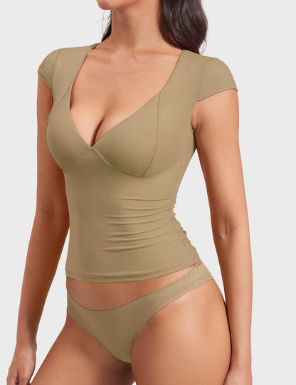 Gymfit Diva V-hals topp - Gymfit