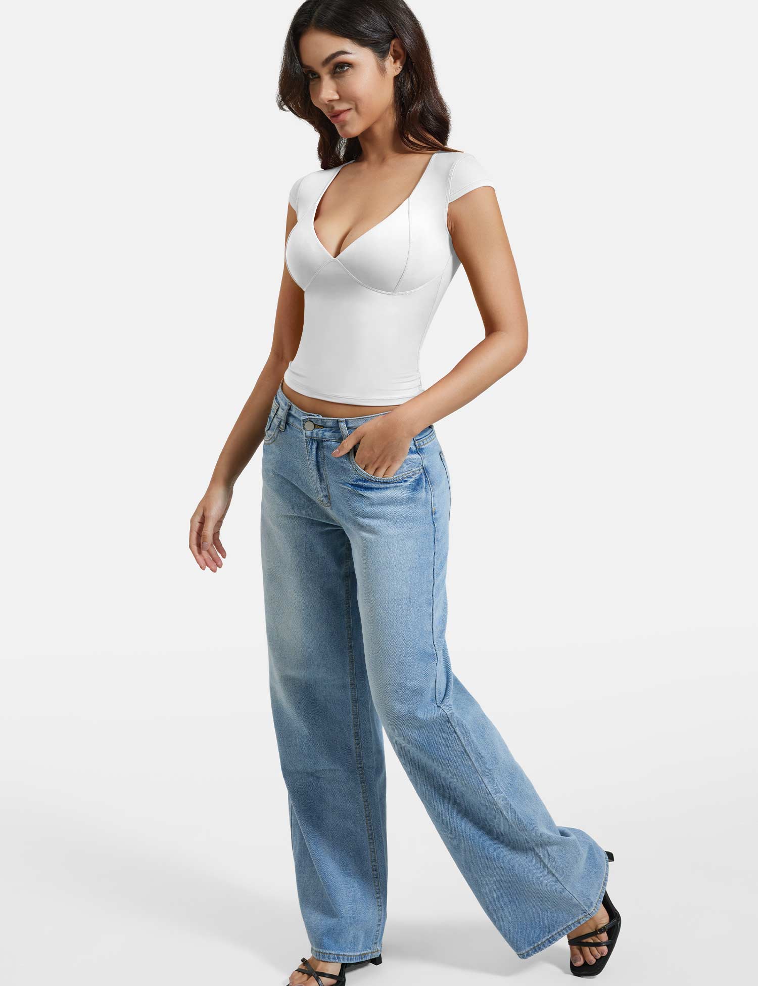 Gymfit Diva V-hals topp - Gymfit