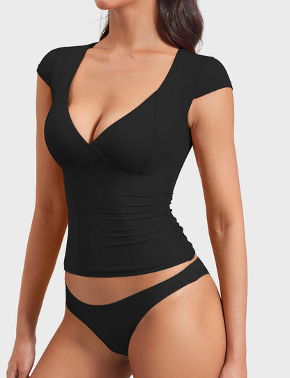 Gymfit Diva V-hals topp - Gymfit