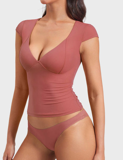 Gymfit Diva topp med V-hals - Gymfit