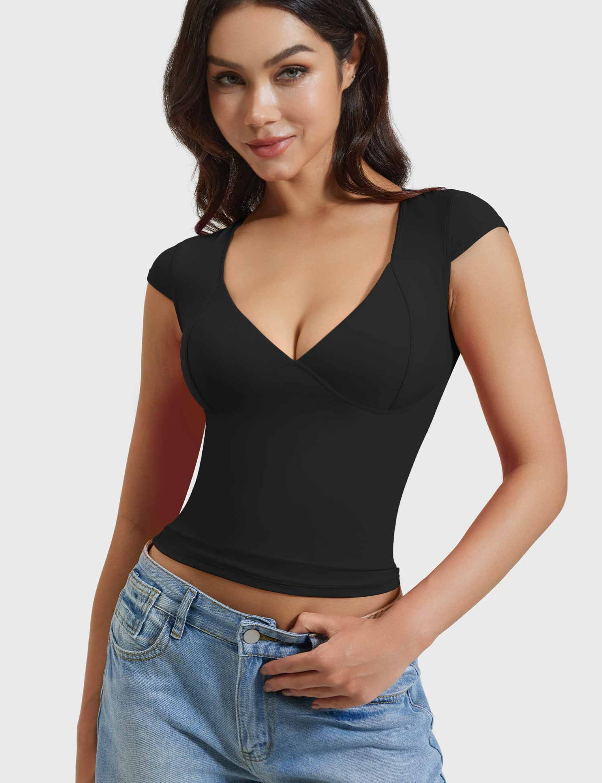 Gymfit Diva V-hals topp - Gymfit