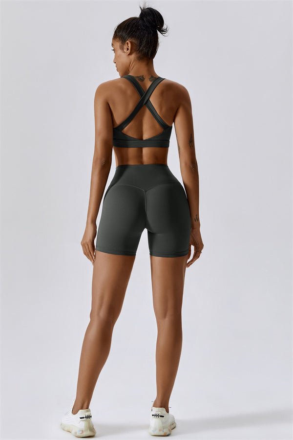 Gymfit Ellise Sport Top & Shorts Set - Gymfit