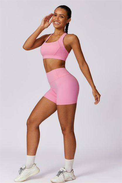 Gymfit Ellise Sport Top & Shorts Set - Gymfit