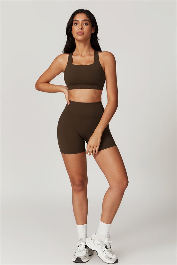 Gymfit Ellise Sport Top & Shorts Set - Gymfit