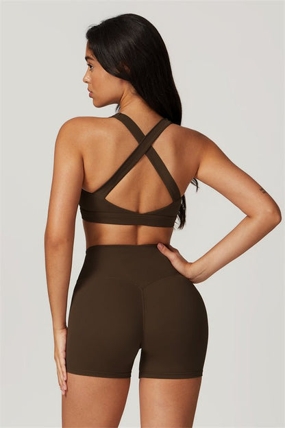 Gymfit Ellise Sport Top & Shorts Set - Gymfit