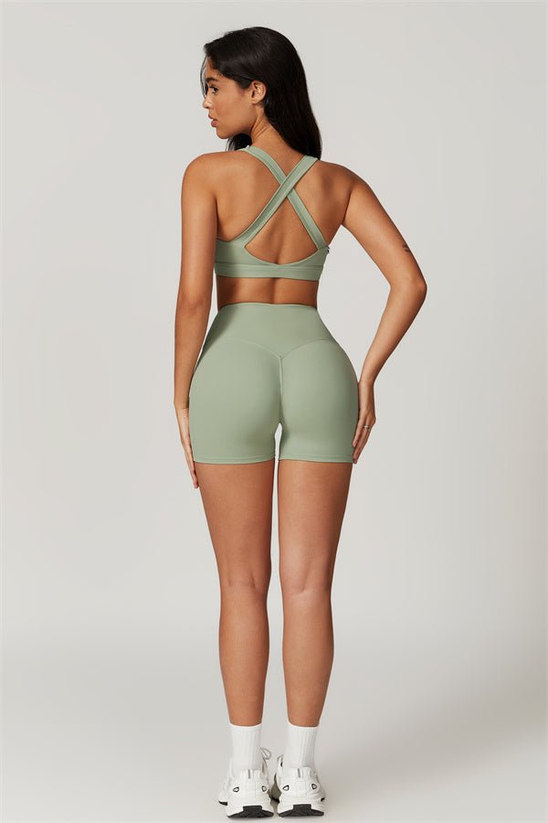 Gymfit Ellise Sport Top & Shorts Set - Gymfit