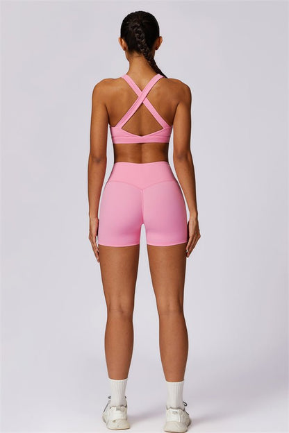 Gymfit Ellise Sport Top & Shorts Set - Gymfit