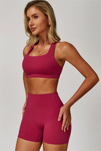Gymfit Ellise Sport Top & Shorts Set - Gymfit