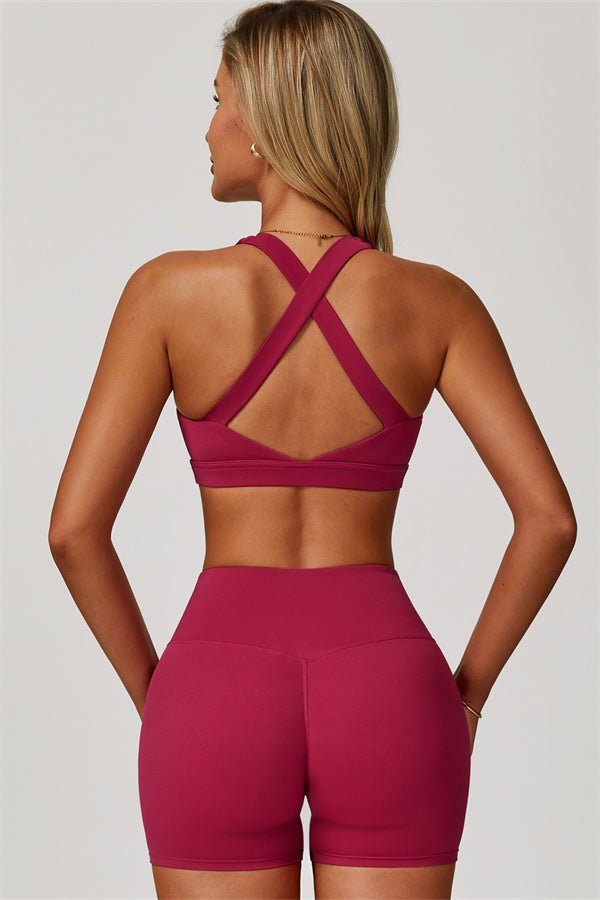 Gymfit Ellise Sport Top & Shorts Set - Gymfit