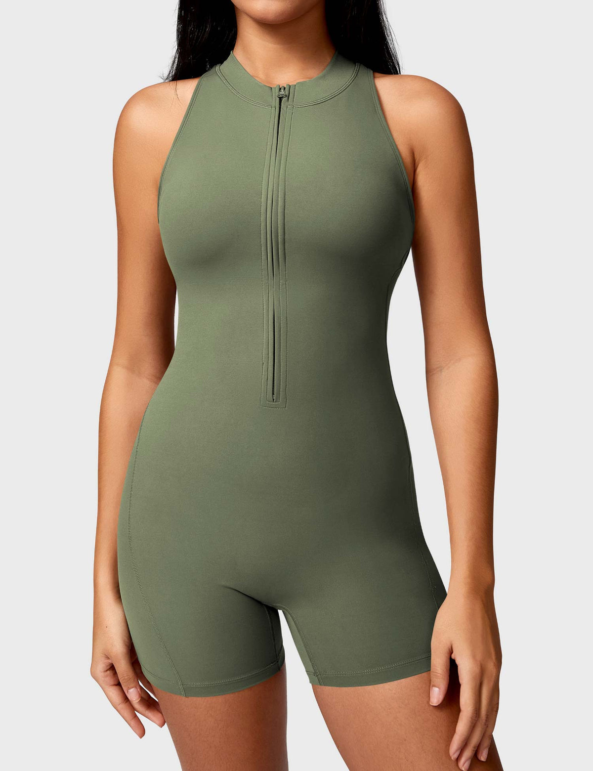 Gymfit Emma ryggløs jumpsuit med glidelås - Gymfit