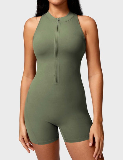 Gymfit Emma ryggløs jumpsuit med glidelås - Gymfit
