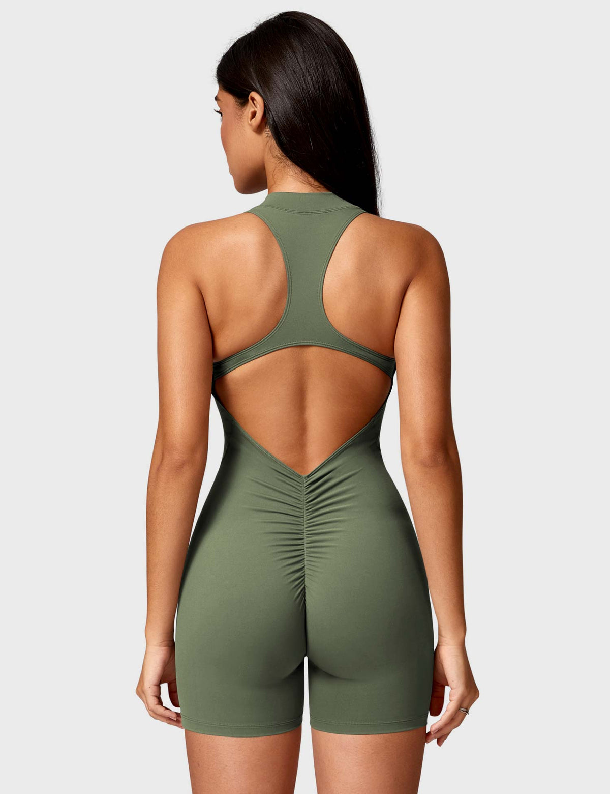 Gymfit Emma ryggløs jumpsuit med glidelås - Gymfit