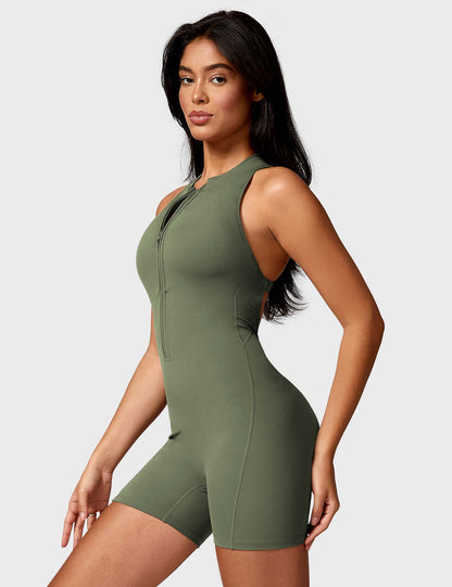 Gymfit Emma ryggløs jumpsuit med glidelås - Gymfit