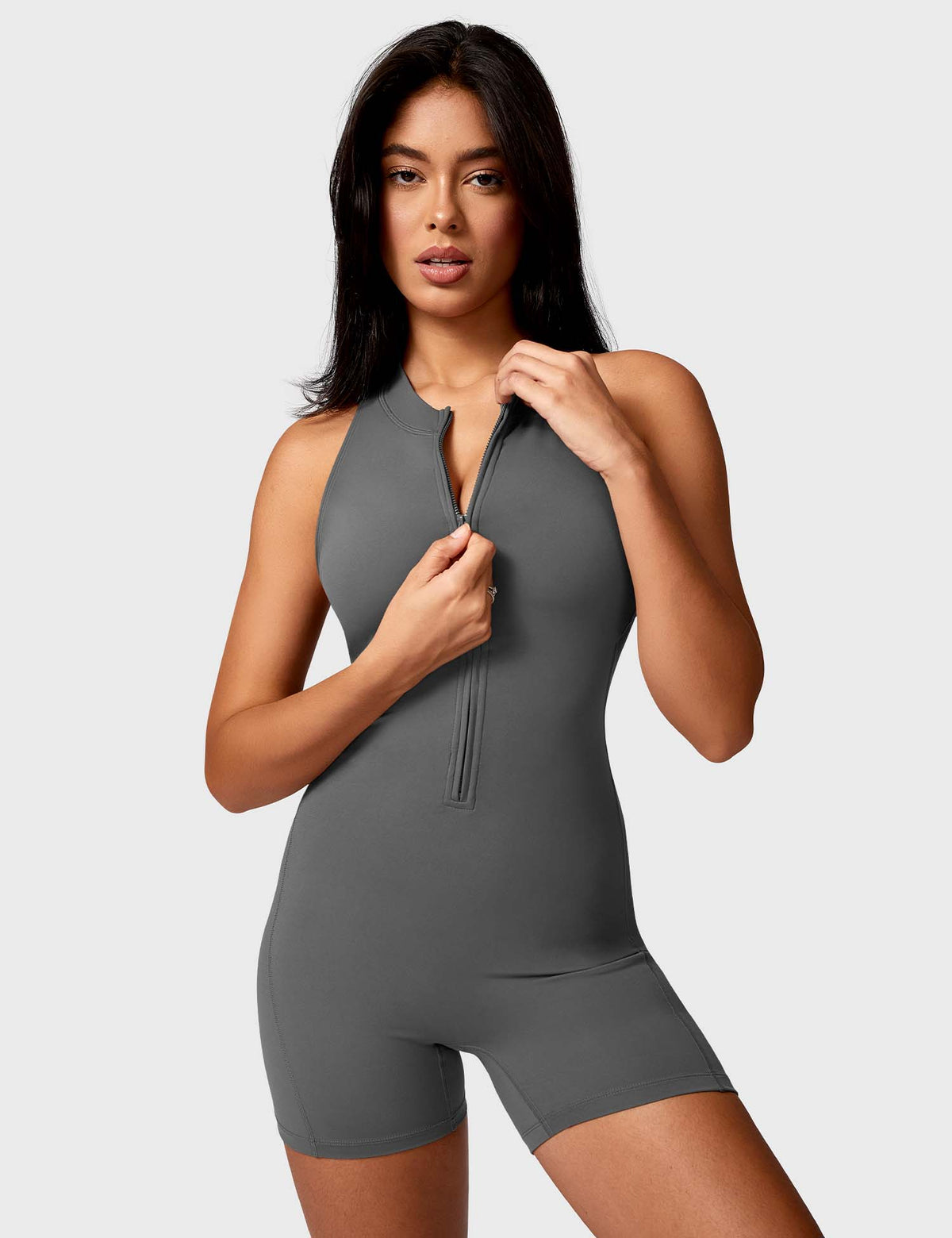 Gymfit Emma ryggløs jumpsuit med glidelås - Gymfit