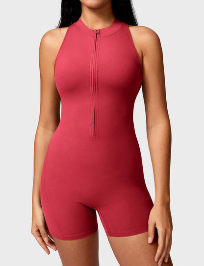 Gymfit Emma ryggløs jumpsuit med glidelås - Gymfit