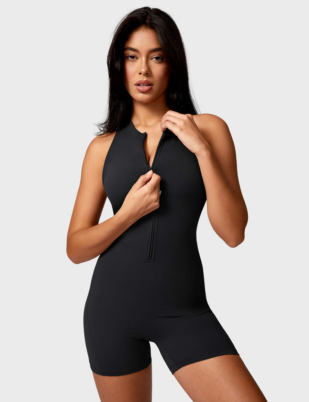 Gymfit Emma ryggløs jumpsuit med glidelås - Gymfit