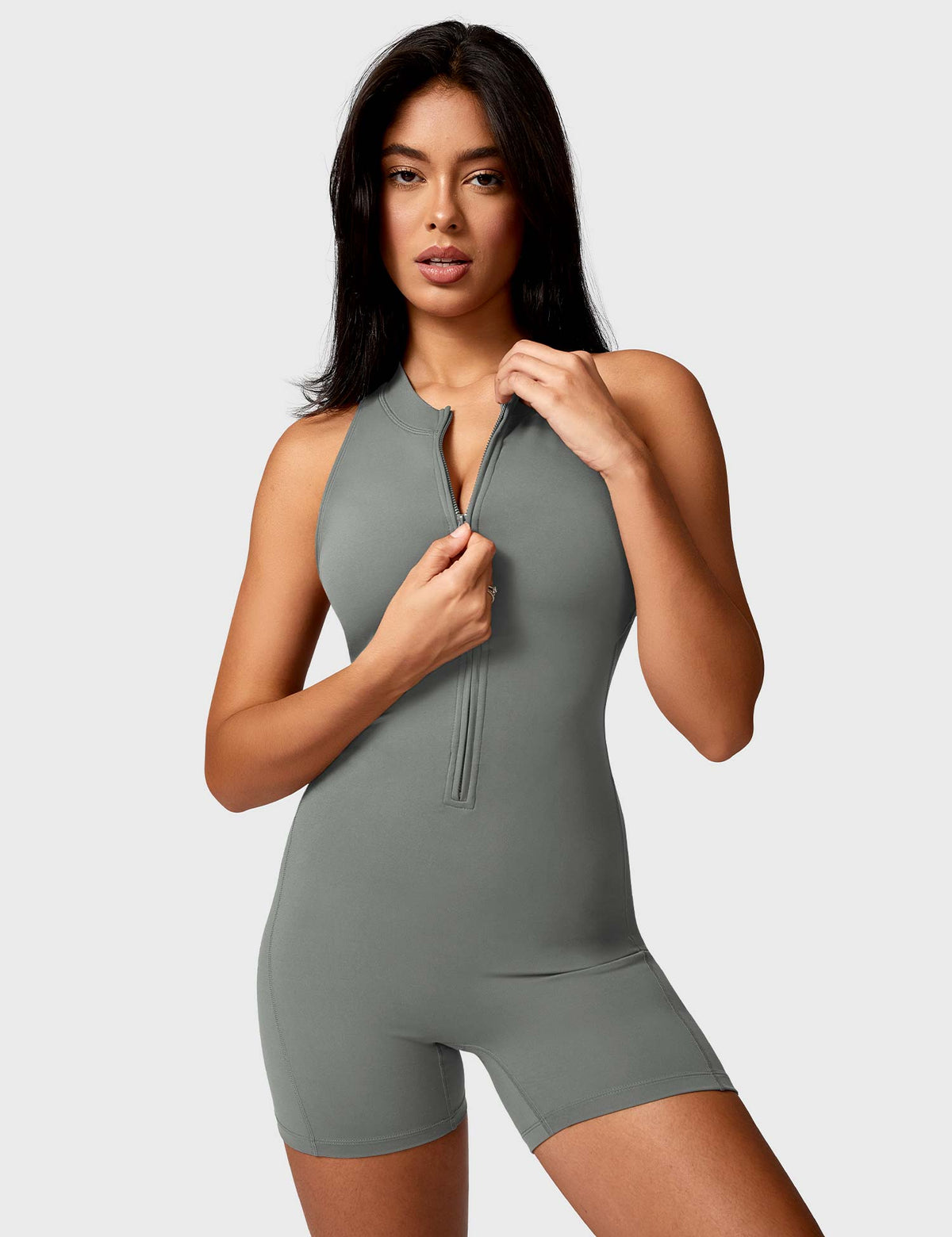 Gymfit Emma ryggløs jumpsuit med glidelås - Gymfit