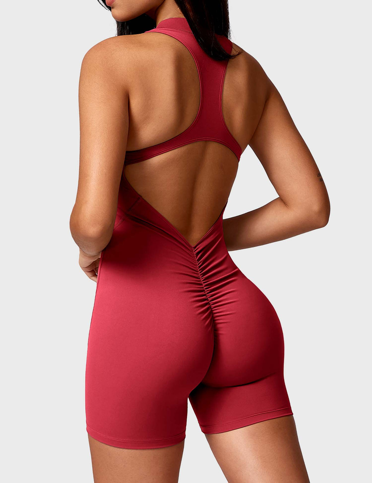 Gymfit Emma ryggløs jumpsuit med glidelås - Gymfit