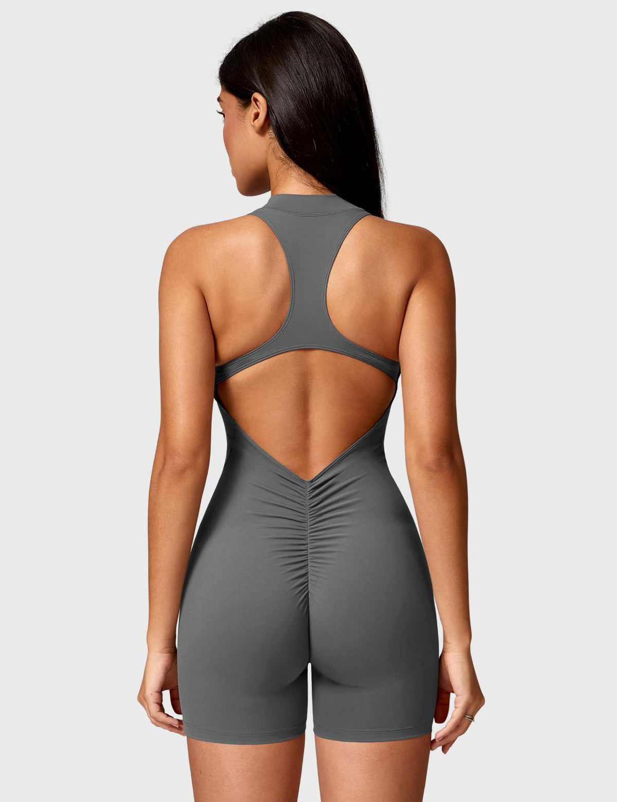 Gymfit Emma ryggløs jumpsuit med glidelås - Gymfit