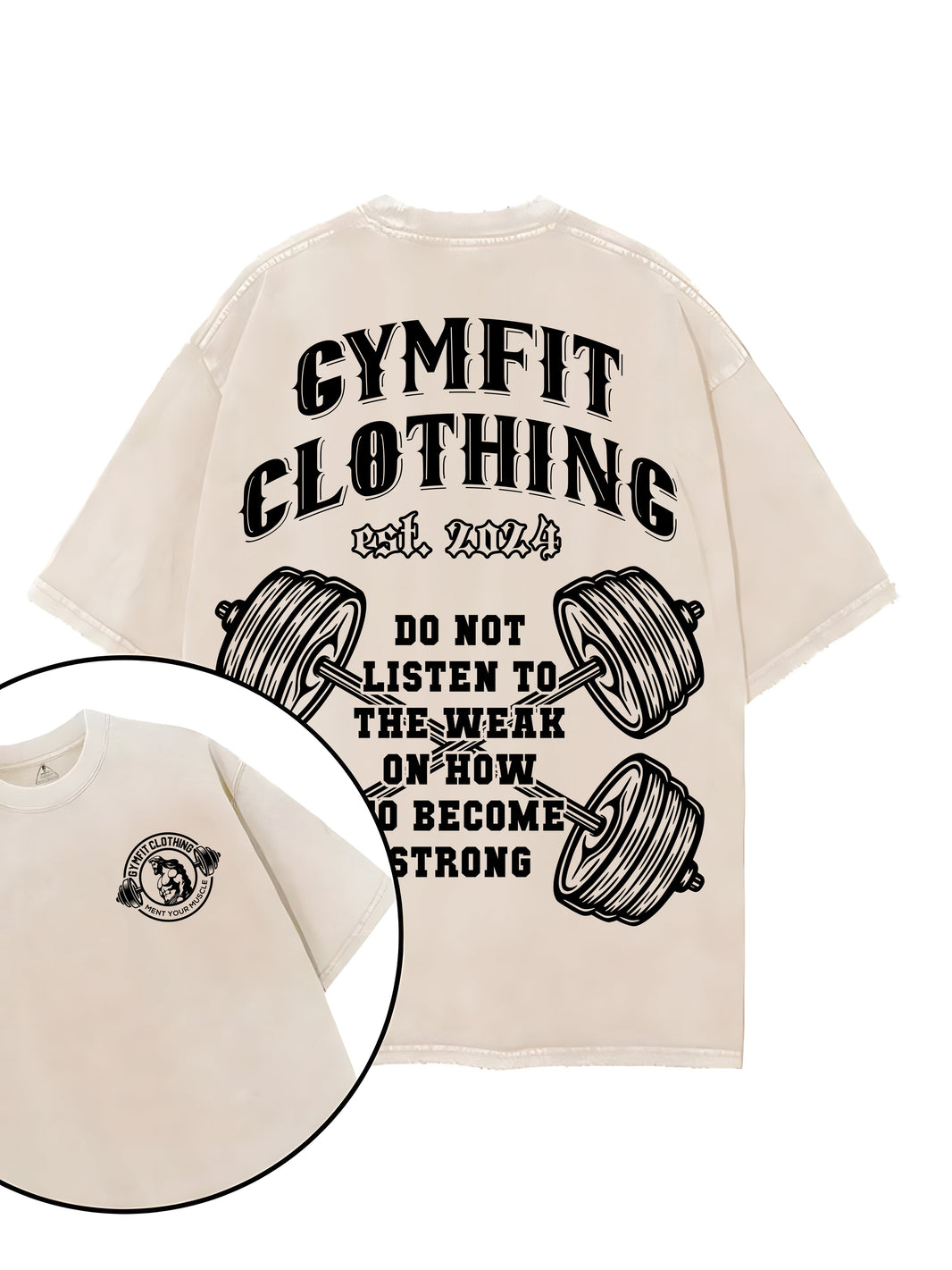 Gymfit est 2024 T-skjorte - Gymfit