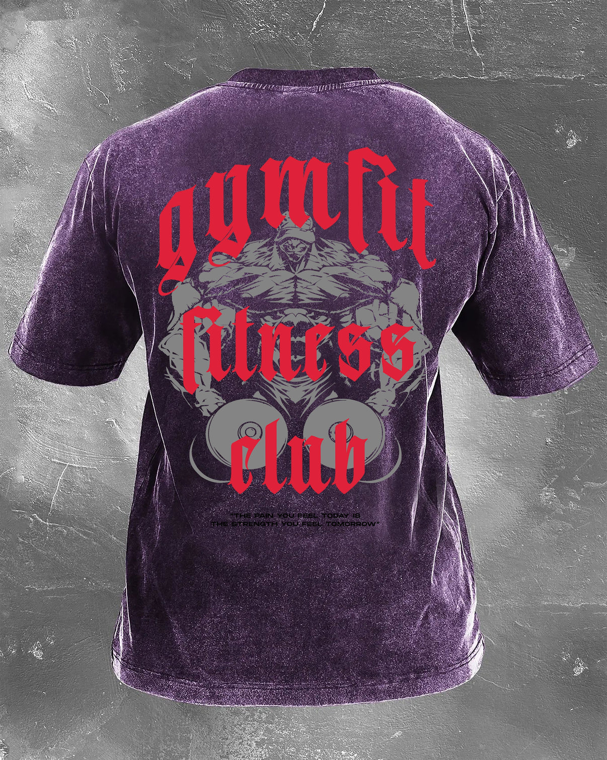 GYMFIT FITNESS CLUB VASKET T-SKJORTE - Gymfit