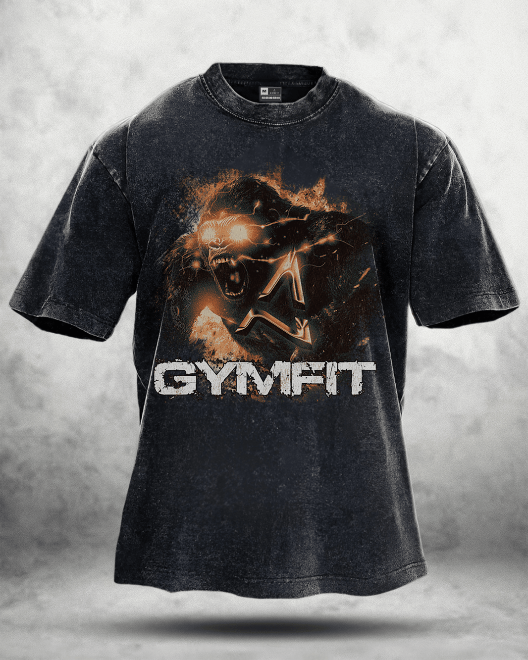 GYMFIT GORILLA WASHED T-SHIRT - Gymfit