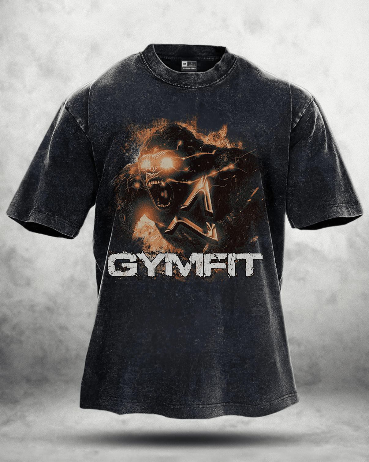 GYMFIT GORILLA WASHED T-SHIRT - Gymfit