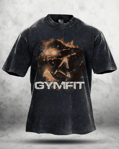 GYMFIT GORILLA WASHED T-SHIRT - Gymfit