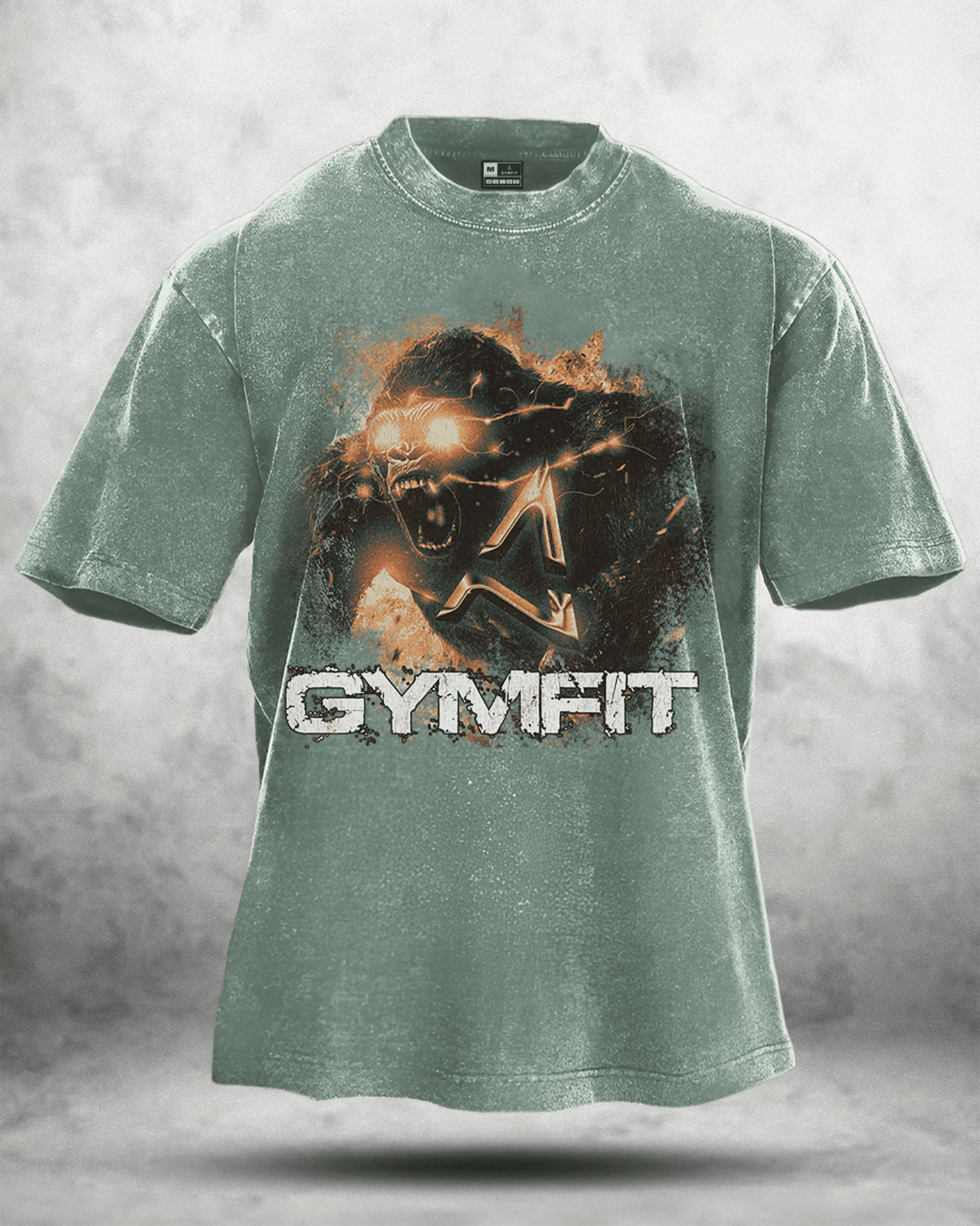 GYMFIT GORILLA VASKET T-SKJORTE - Gymfit