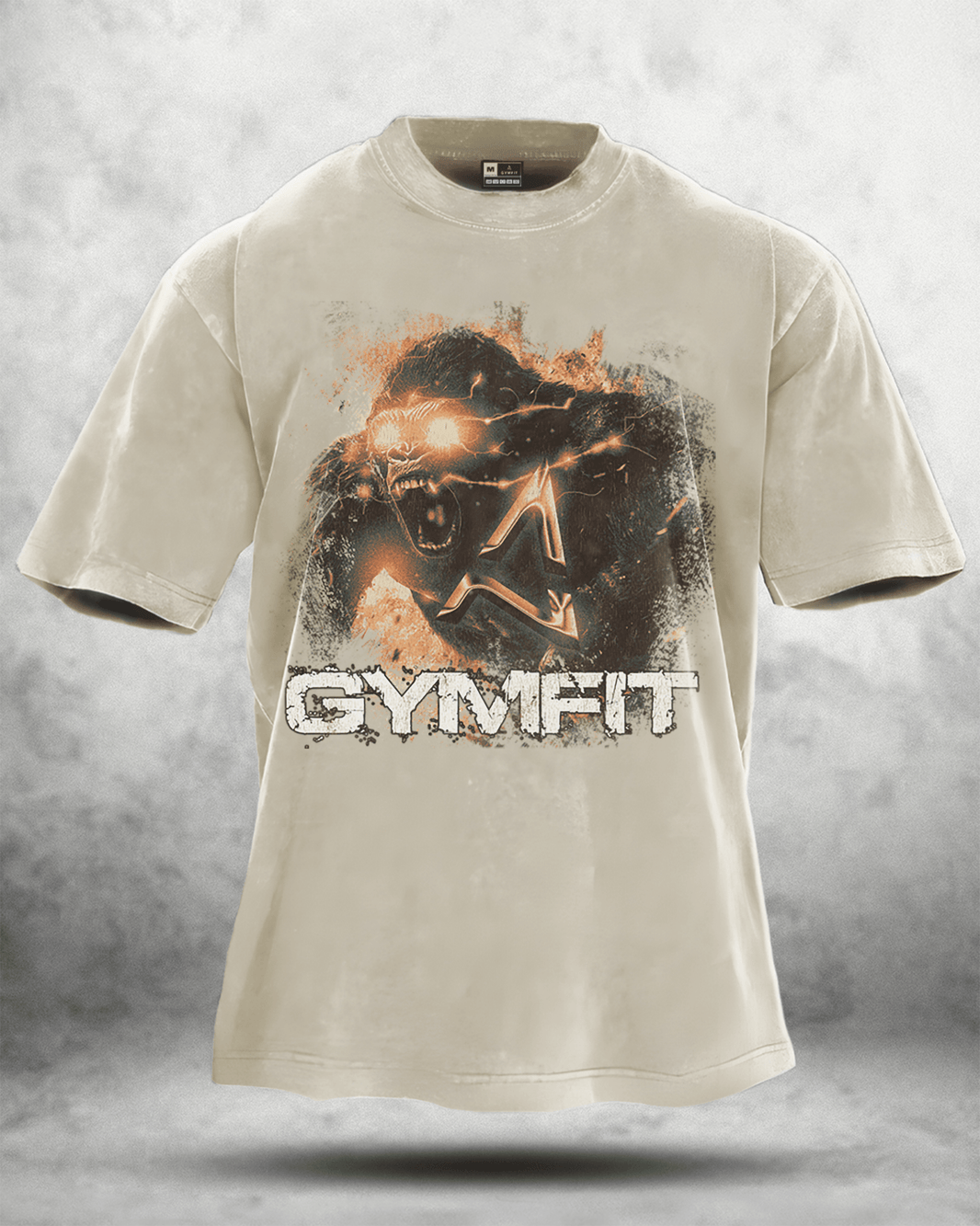 GYMFIT GORILLA vasket T-skjorte - Gymfit