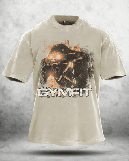 GYMFIT GORILLA vasket T-skjorte - Gymfit
