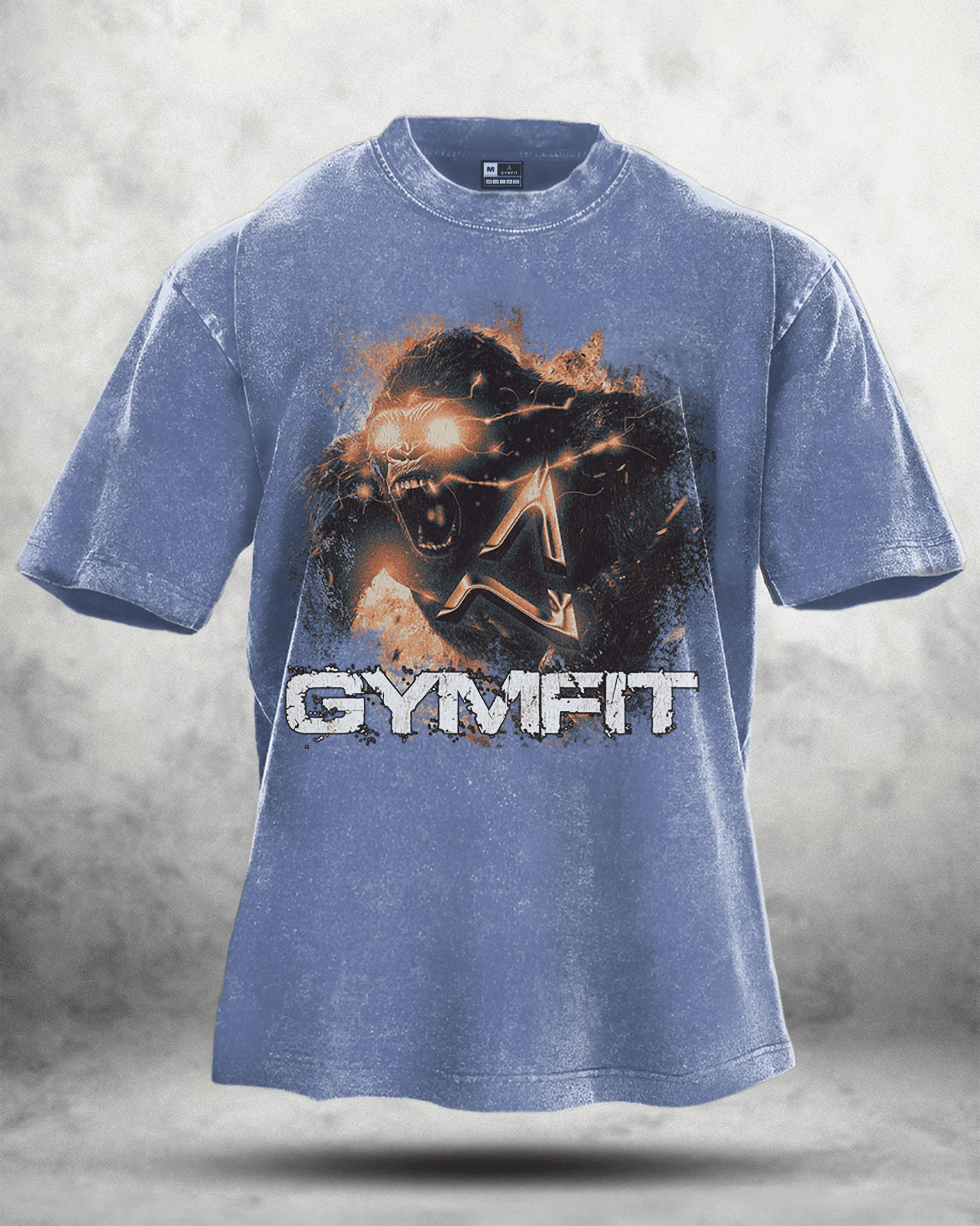 GYMFIT GORILLA VASKET T-SKJORTE - Gymfit