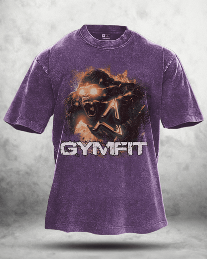 GYMFIT GORILLA WASHED T - SHIRT - Gymfit