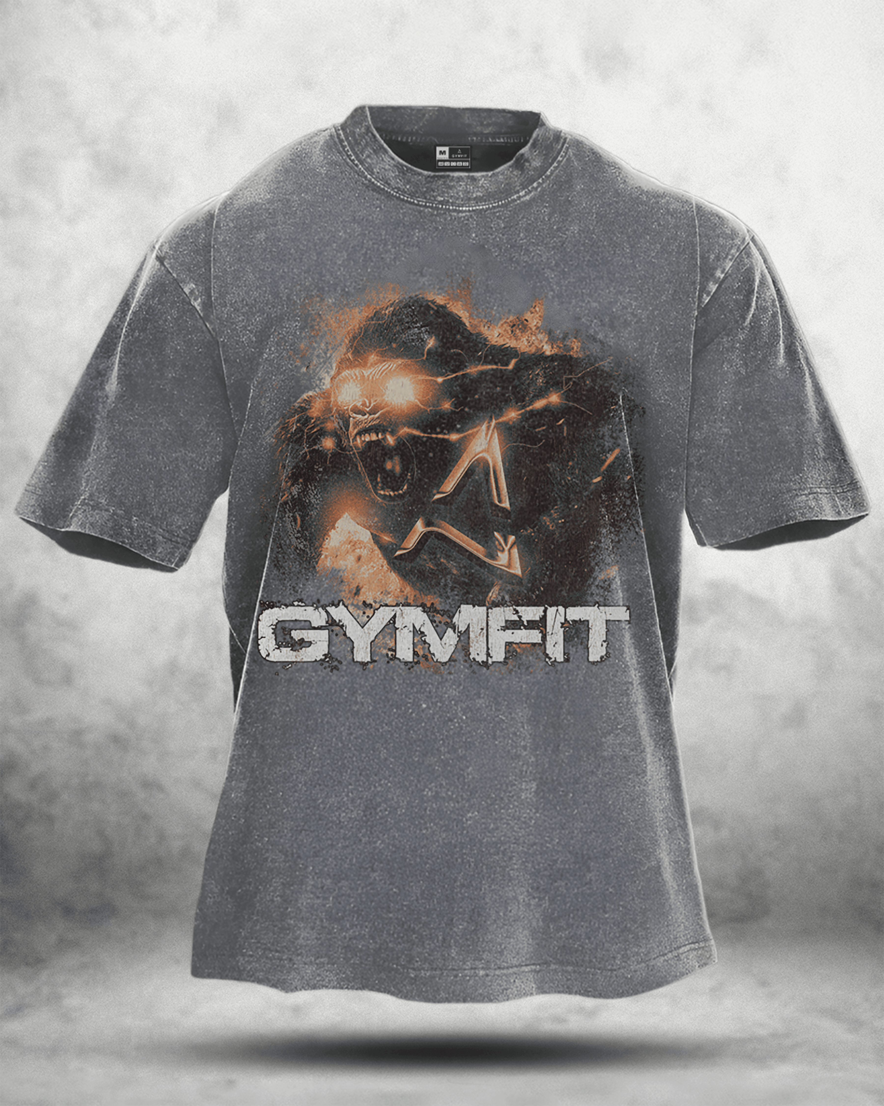 GYMFIT GORILLA VASKET T-SKJORTE - Gymfit