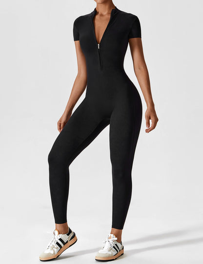 Gymfit Jumpsuit - kort med glidelås - Gymfit