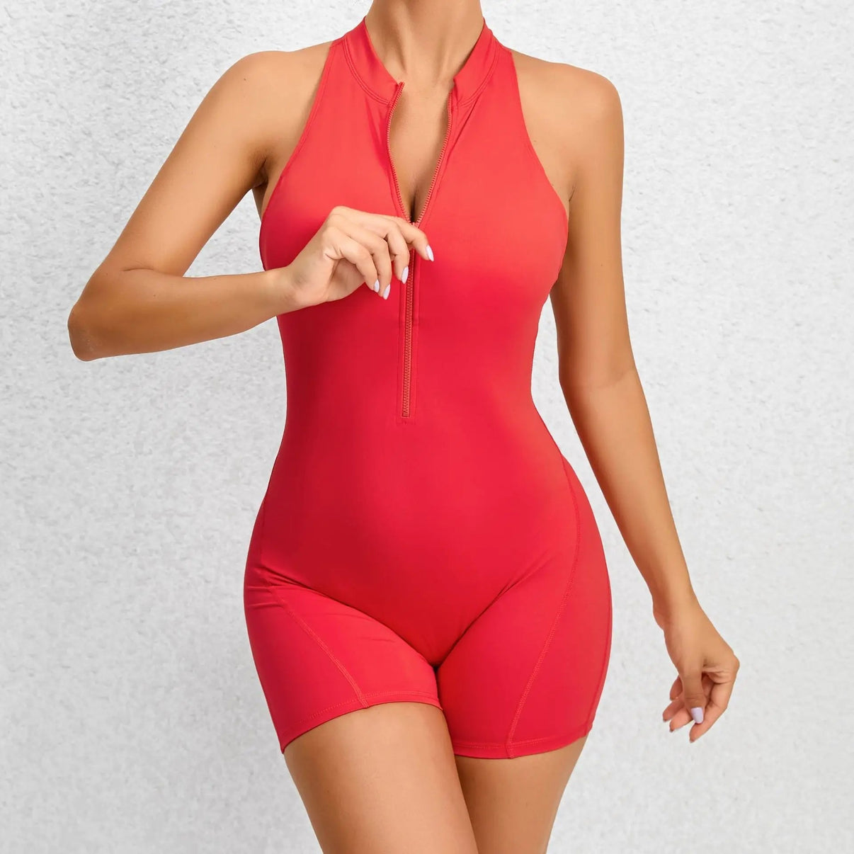 Gymfit jumpsuit med glidelås - Gymfit