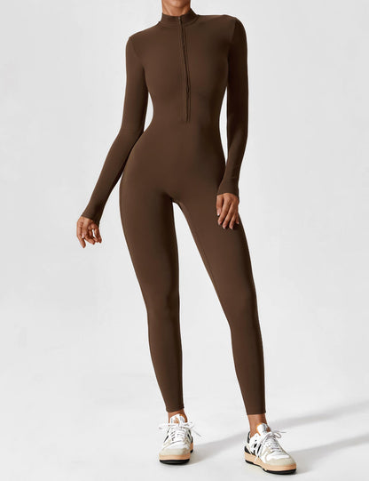 Gymfit jumpsuit med glidelås - Gymfit