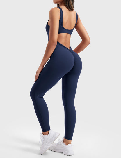 Gymfit Jumpsuit med V-rygg - Gymfit